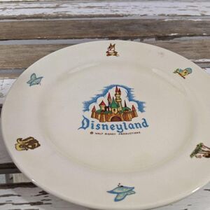 Antique beswick Disneyland baby plate Walt‎ Disney